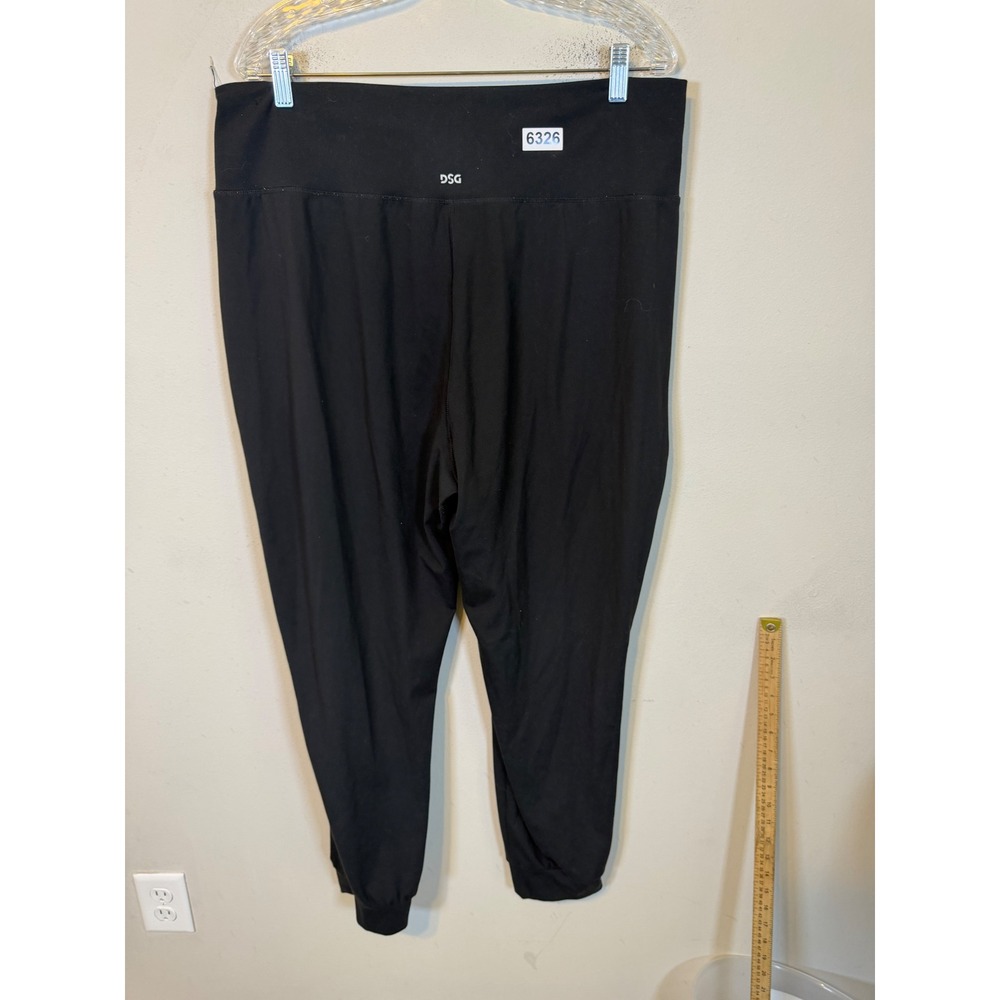 DSG Women Jogger Pants High Rise Stretch Black XL - Picture 5 of 6